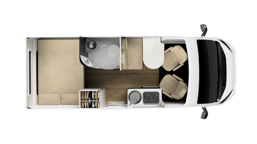 PIANTINA CITY-SUITE - GIORNO - camper