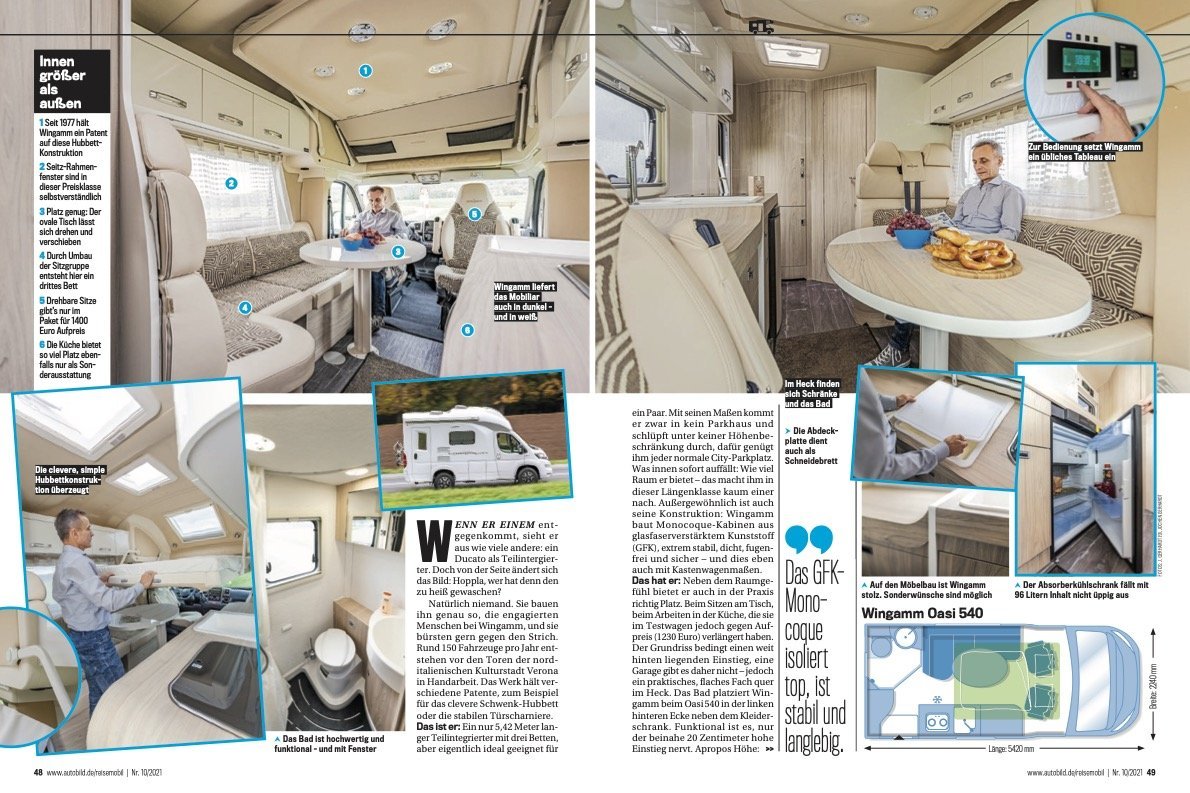 - autobild-reisemobil-oktober2021-wingamm-oasi5402 - camping-car autobild-reisemobil-oktober2021-wingamm-oasi5402 - camping-car