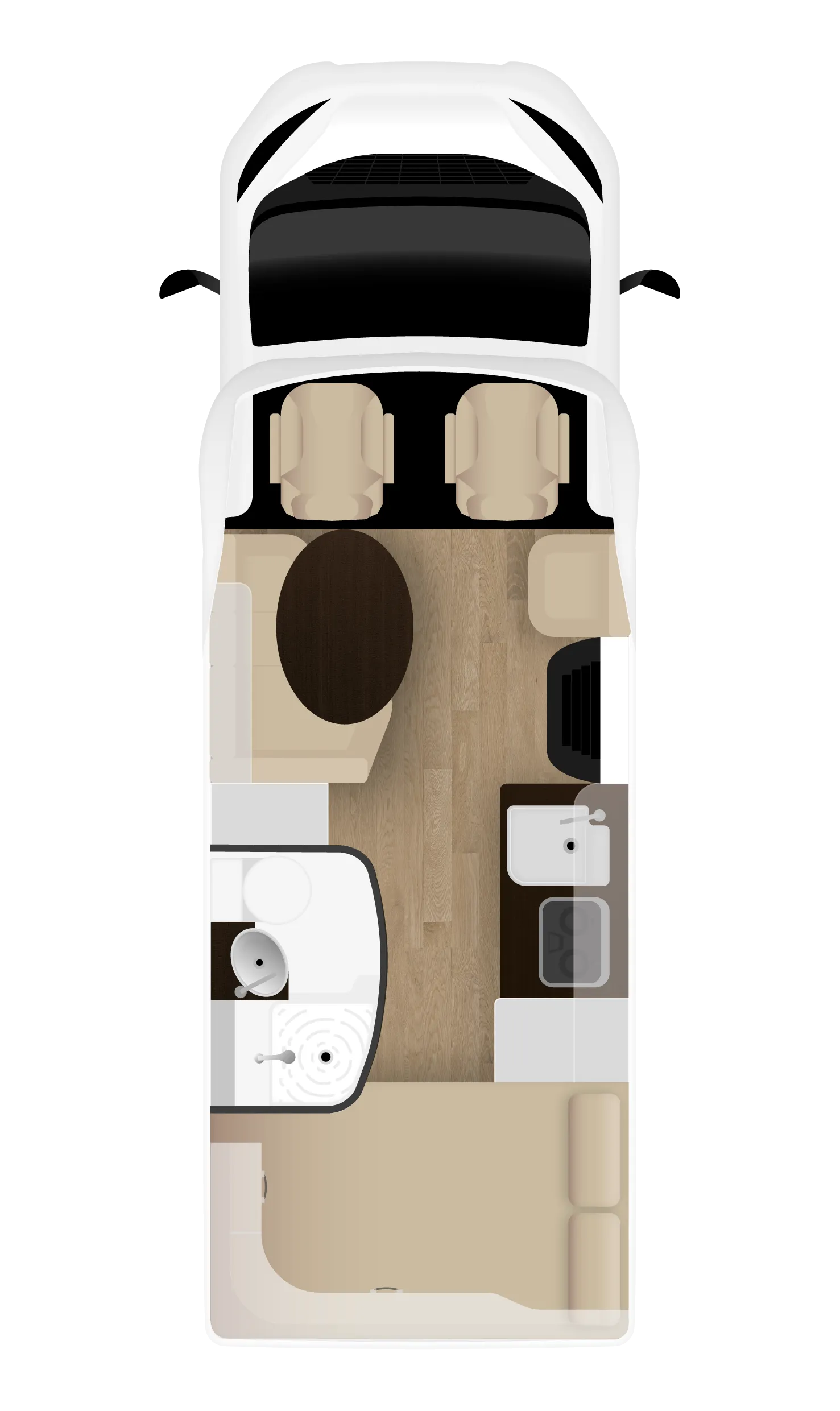 OASI 690G - Piantina_Giorno - camper